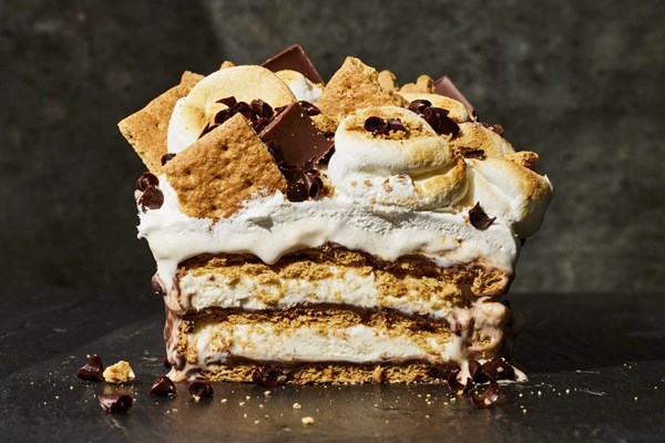 S'mores icebox cake