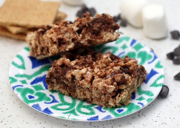 S'mores Krispie treats