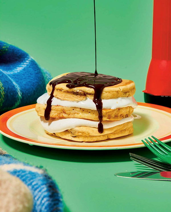 S’mores pancake cake