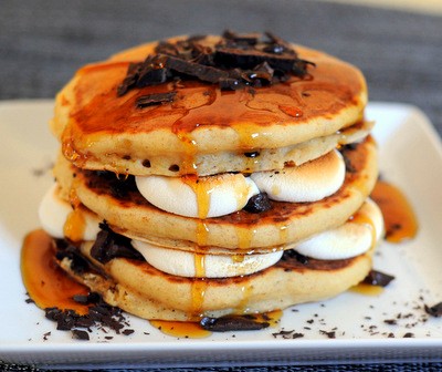 S’mores pancakes