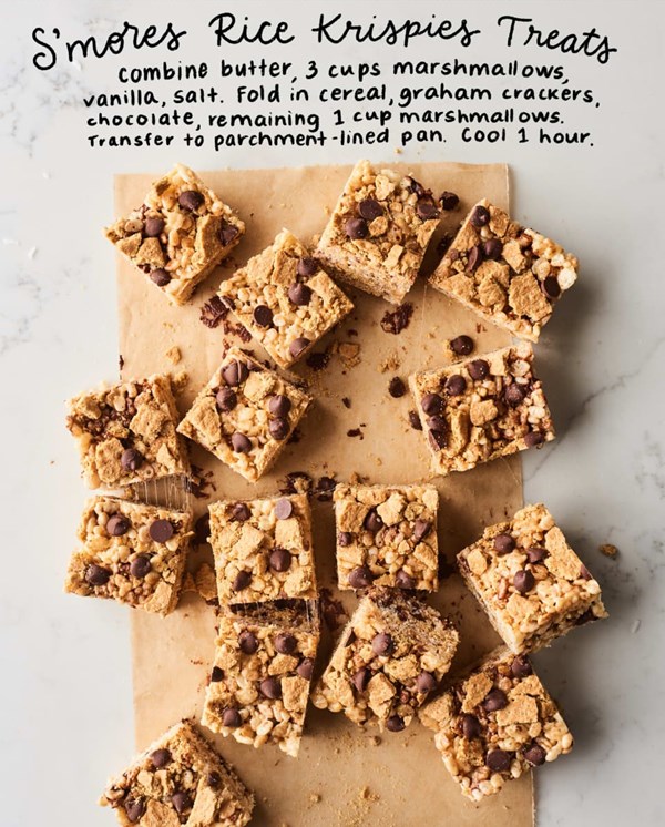 S'mores Rice Krispies treats
