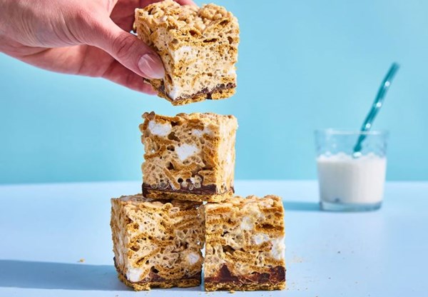 S’mores Rice Krispies treats