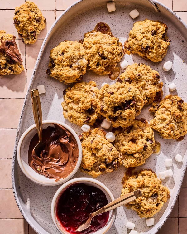 S'mores scones