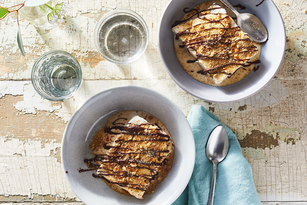 S'mores semifreddo