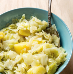Smothered cabbage
