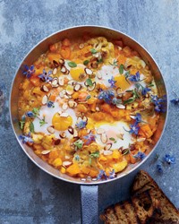 Smothered cauliflower with eggs