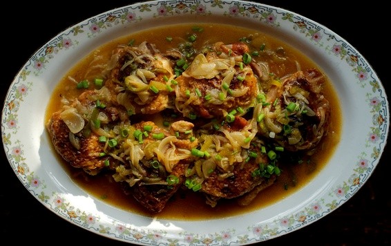 Smothered chicken
