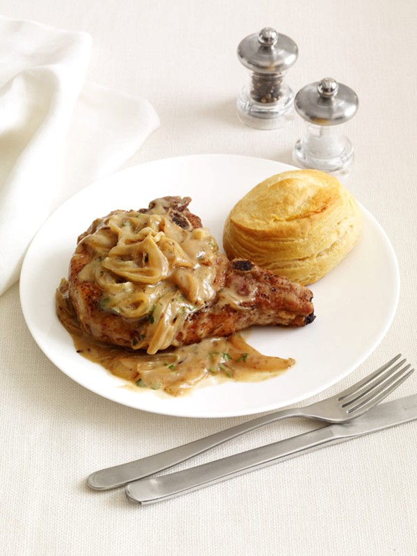 Smothered pork chops