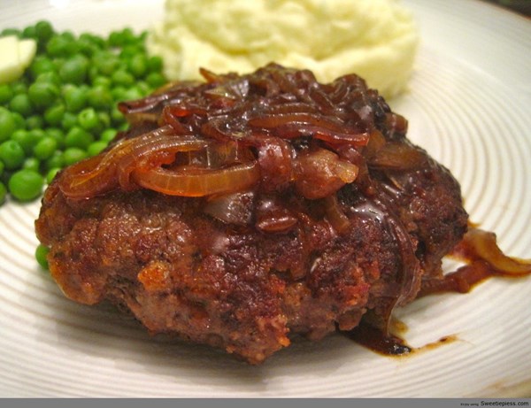 Smothered Salisbury steaks 