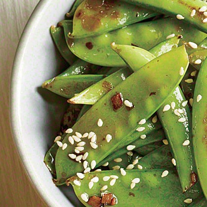 Snap pea sauté