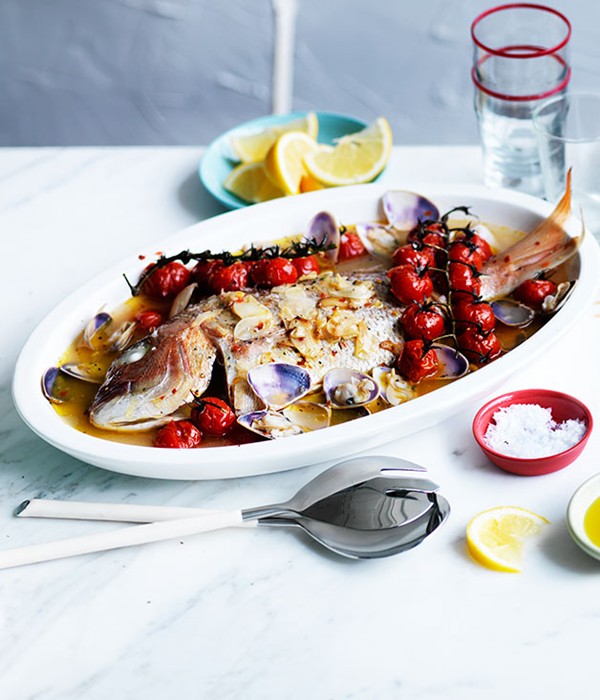 Snapper all'acqua pazza