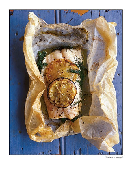Snapper in a parcel