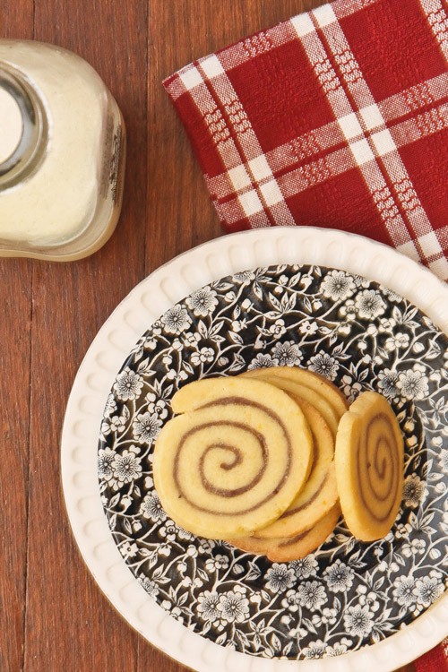 Snappy cinnamon spice bun cookies with honey buttermilk glaze