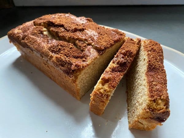 Snickerdoodle sour cream loaf
