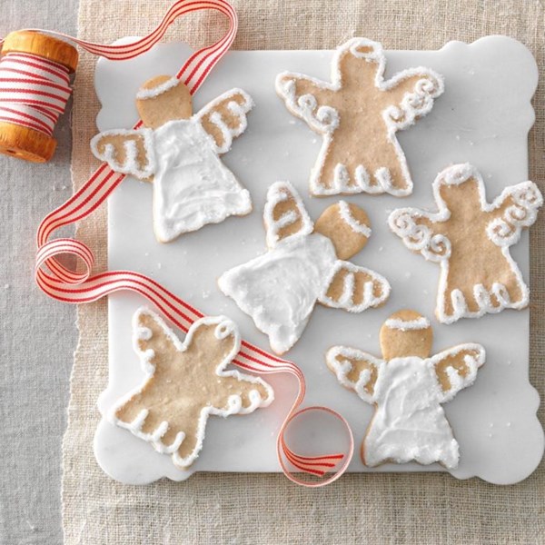 Snow angel cookies