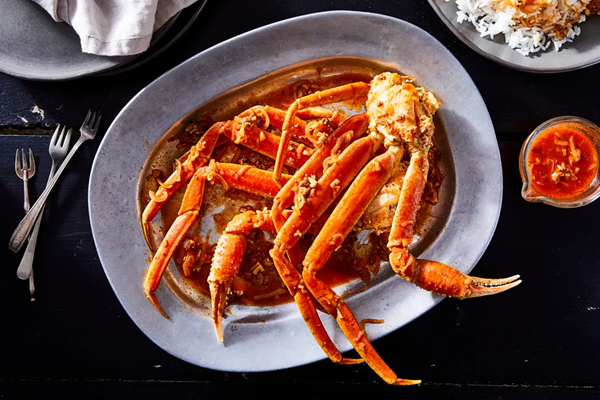Snow crab with doenjang-jjigae sauce