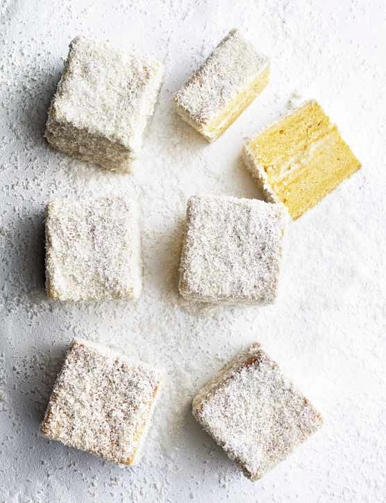 Snowball lamingtons
