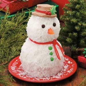 Snowman cake