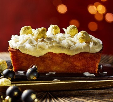 Snowy coconut layer cake