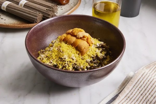 Soba alla bottarga from Jeffrey Kim