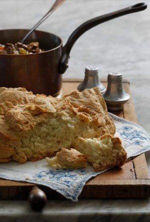Soda bread and lamb-neck stew
