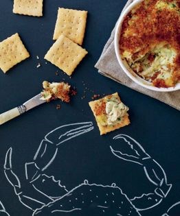 Soda water crackers with alder smoked salt