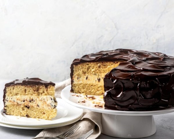 Sofia's birthday ricotta cannoli cake