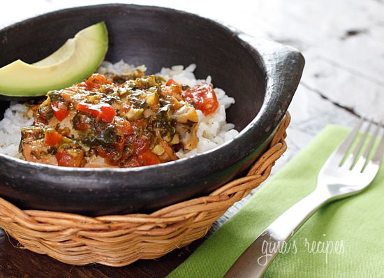 Sofrito chicken stew