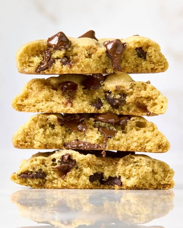 Soft and chewy chocolate chip cookies