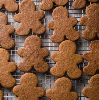 Soft and chewy gingerbread cookies