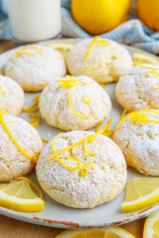 Soft and chewy lemon cheesecake cookies