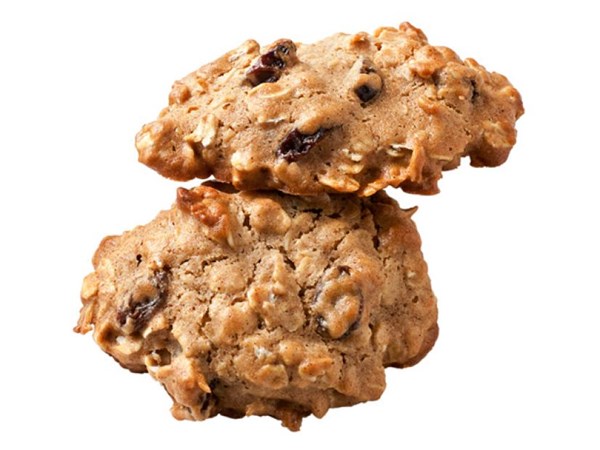 Soft and chewy oatmeal-raisin cookies
