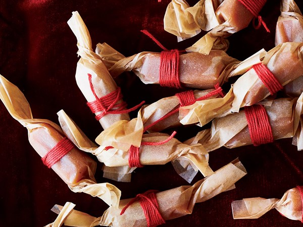 Soft apple-cider caramels 