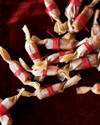 Soft apple-cider caramels