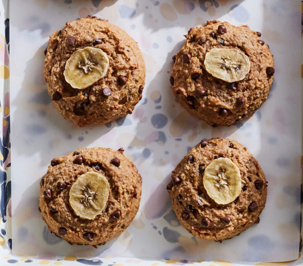 Soft banana cookies
