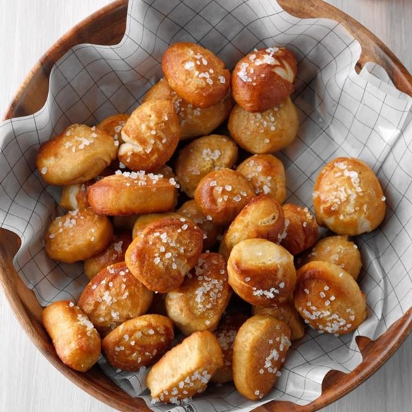 Soft beer pretzel nuggets