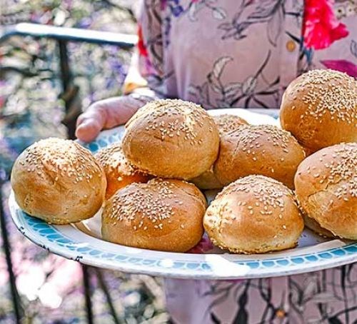 Soft burger buns