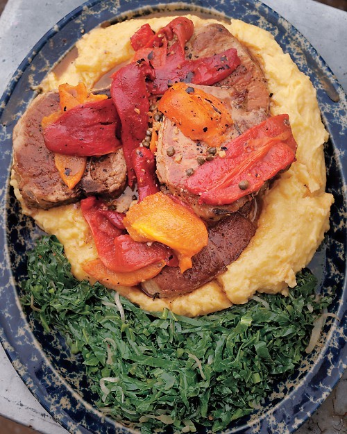 Soft cheesy polenta