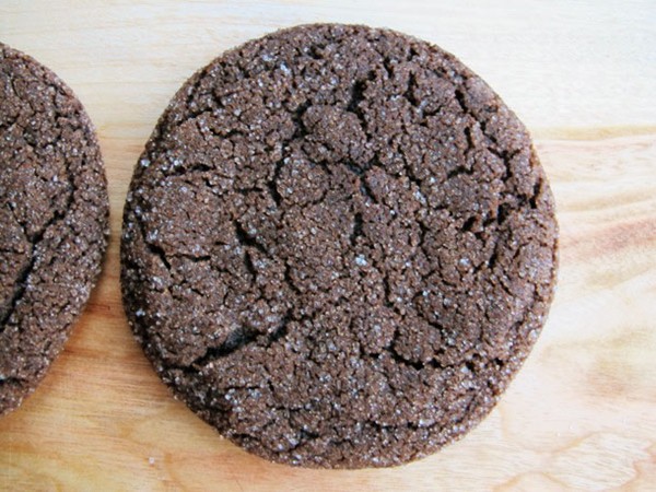 Soft chocolate molasses cookies