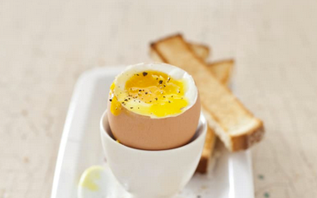 Soft-cooked eggs