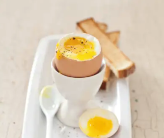 Soft-cooked eggs