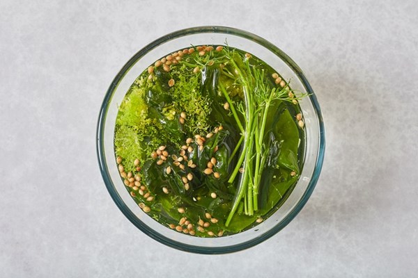  Soft herb brine for fish