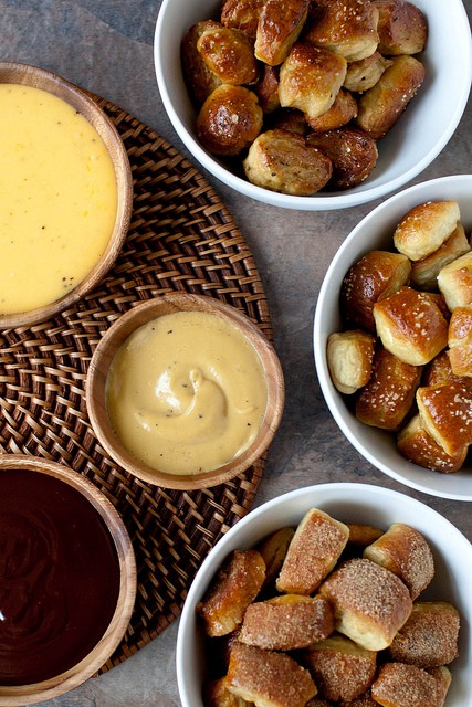 Soft pretzel bites