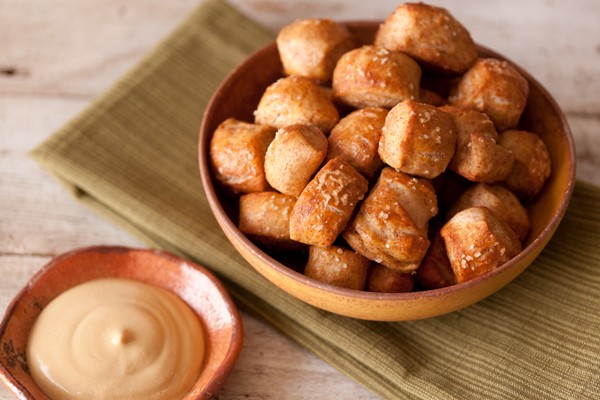 Soft pretzel bites