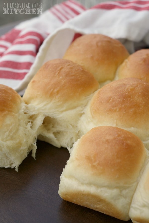 Soft, pull-apart dinner rolls