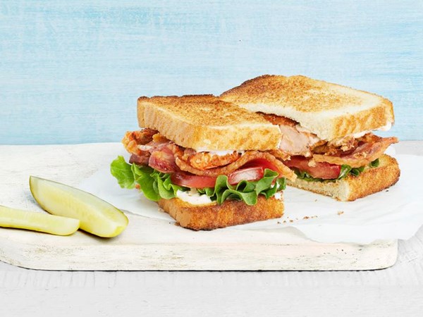 Soft-shell crab BLTs