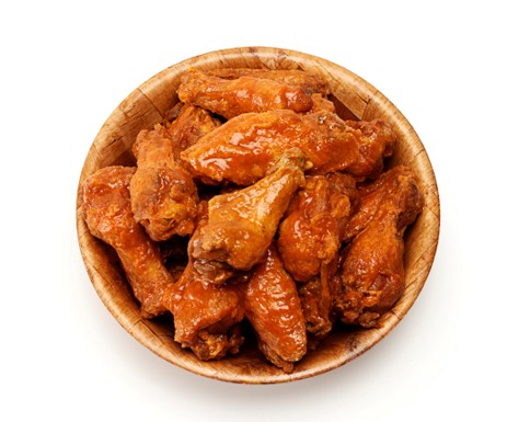 Sohui Kim's Asian hot wings with cucumber and scallion sour cream dipping sauce (Super Bowl Sunday's wings of desire)