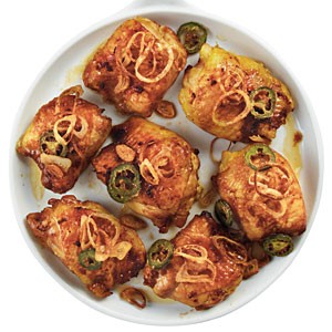 Soi polo chicken thighs
