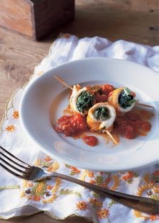 Sole bundles with spinach