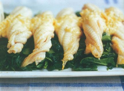 Sole with spinach (Sole aux epinards)